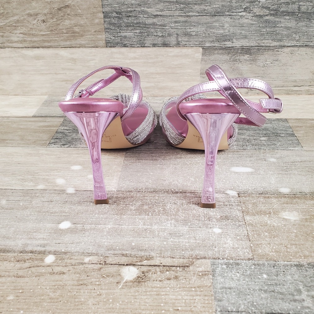 Marc Fisher Canellie Womens Pumps Sz 9.5 M Ankle Strap Light Purple Sandals Heel - Picture 3 of 13